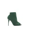 Bruno Frisoni 90mm Bootie Pumps In Green