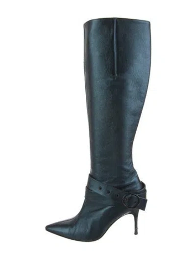 Pre-owned Bruno Frisoni Leather Boots In Blue