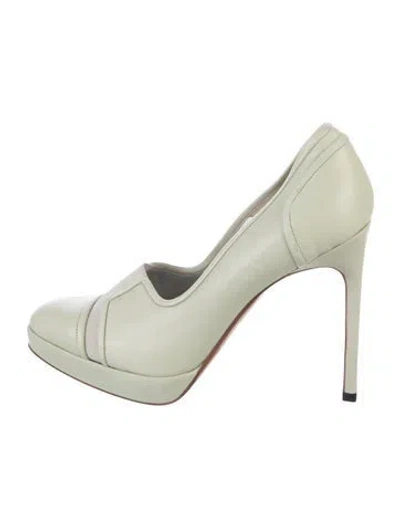 Pre-owned Bruno Frisoni Leather Pumps In Green
