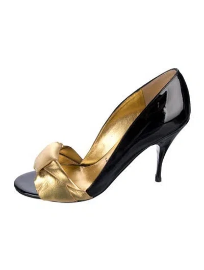 Pre-owned Bruno Frisoni Leather Sandals In Gold