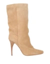 Bruno Frisoni Woman Ankle Boots Sand Size 6 Leather In Beige