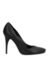 Bruno Frisoni Woman Pumps Black Size 10 Soft Leather In Black