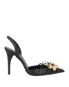 Bruno Frisoni Woman Pumps Black Size 8 Leather In Black