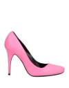 Bruno Frisoni Woman Pumps Fuchsia Size 10 Calfskin In Pink