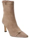 Bruno Magli Addison Suede Bootie In Brown