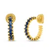 Bruno Magli Adelina Gold Earrings, Zaffiro In Blue