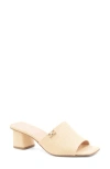 Bruno Magli Alessandra Sandal In Tan Linen