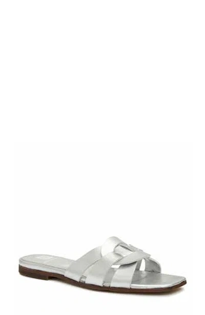 Bruno Magli Alessia Sandal In Silver Metallic