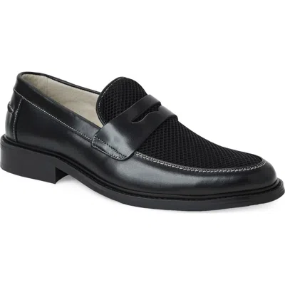 Bruno Magli Alex Leather Penny Loafer In Black