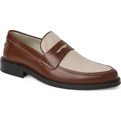 Bruno Magli Alex Leather Penny Loafer In Brown