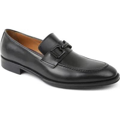 Bruno Magli Alpha Bit Loafer In Black Leather