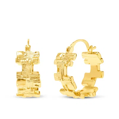 Bruno Magli Angelica Gold Hoop Earrings