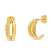 Bruno Magli Azzurra Gold Hoop Earrings In Gold