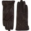 Bruno Magli Bias Studded Leather Gloves