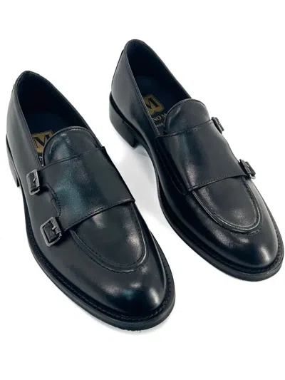 BRUNO MAGLI BLAKE "BLACK" MONK SHOES
