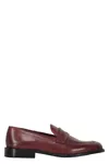 Bruno Magli Calfskin Loafers In Red-purple Or Grape