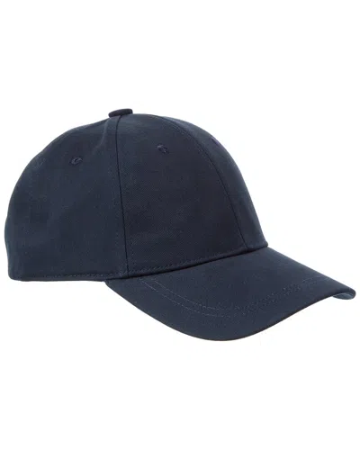 Bruno Magli Canvas Baseball Cap In Blue