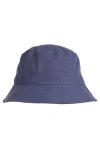 Bruno Magli Canvas Bucket Hat In Navy