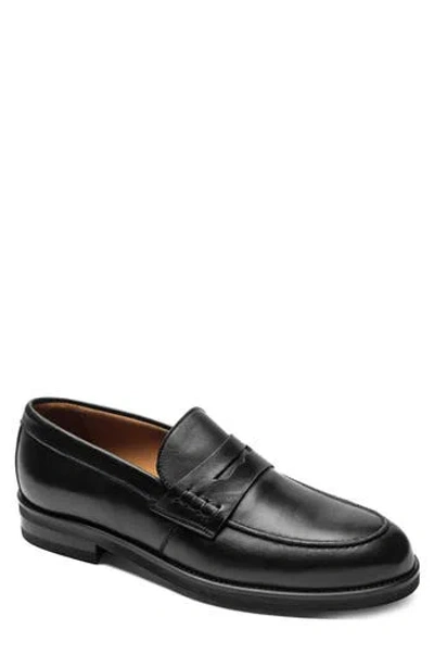 Bruno Magli Carter Penny Loafer In Black Nappa