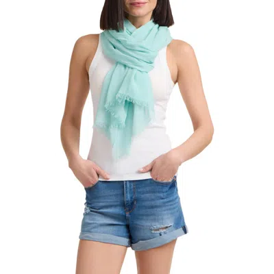 Bruno Magli Cashmere Blend Solid Scarf In Green