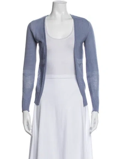 Pre-owned Bruno Magli Cashmere Jacket In Blue