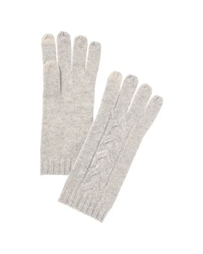 BRUNO MAGLI CENTER CABLE CASHMERE GLOVES