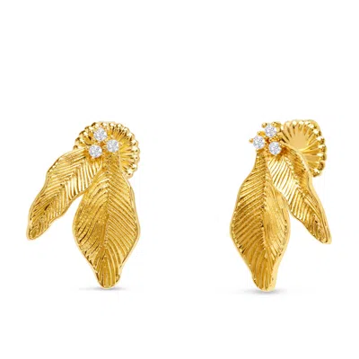 Bruno Magli Chiara Gold Earrings