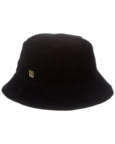 Bruno Magli Corduroy Bucket Hat In Black