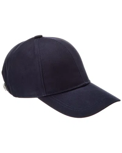 BRUNO MAGLI BRUNO MAGLI COTTON BASEBALL CAP WITH LOGO BUCKLE