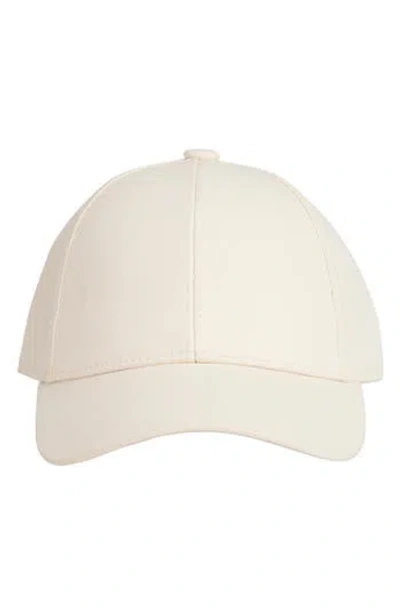 Bruno Magli Cotton Twill Baseball Cap In Neutral