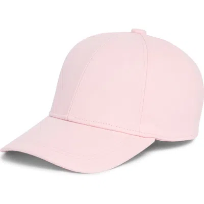 Bruno Magli Cotton Twill Baseball Cap In Pink