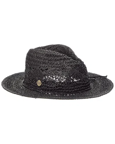 Bruno Magli Crochet Raffia Rancher Hat In Gray
