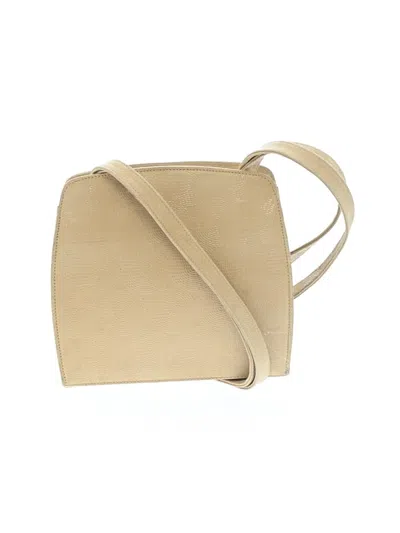 Pre-owned Bruno Magli Crossbody Bag In Ivory