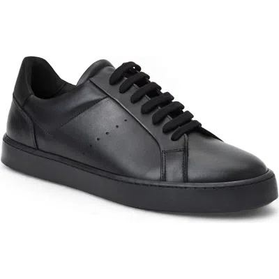 Bruno Magli Damiano Low Top Leather Sneaker In Black