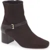 Bruno Magli Danica Square Toe Bootie In Brown