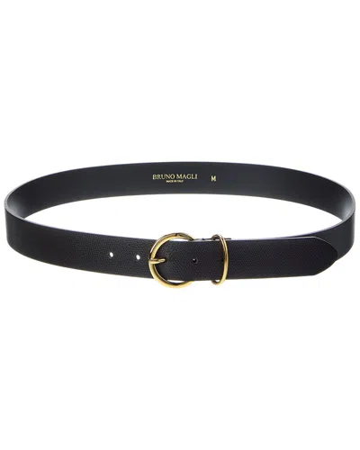 Bruno Magli Daniela Leather Belt In Black