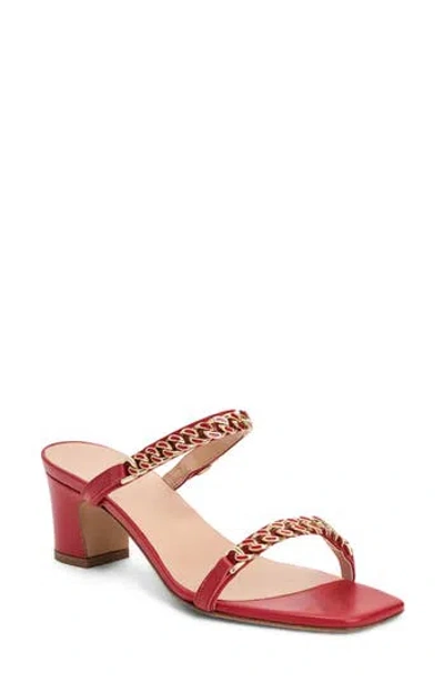 Bruno Magli Elisa Slide Sandal In Berry Nappa