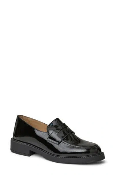 Bruno Magli Elle Penny Loafer In Black Patent