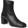 Bruno Magli Etna Square Toe Boot In Black Leather