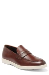 Bruno Magli Ezra Penny Loafer In Cognac