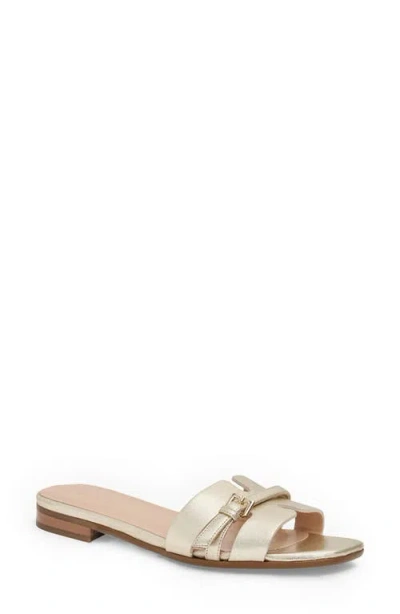 Bruno Magli Farra Slide Sandal In Metallic