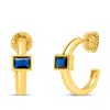 Bruno Magli Felecia Gold Earrings, Zaffiro In Gold