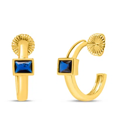 Bruno Magli Felecia Gold Earrings, Zaffiro