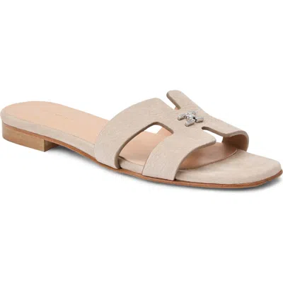 Bruno Magli Fina Slide Sandal In Gray