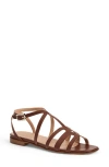 Bruno Magli Fiore Ankle Strap Sandal In Brown