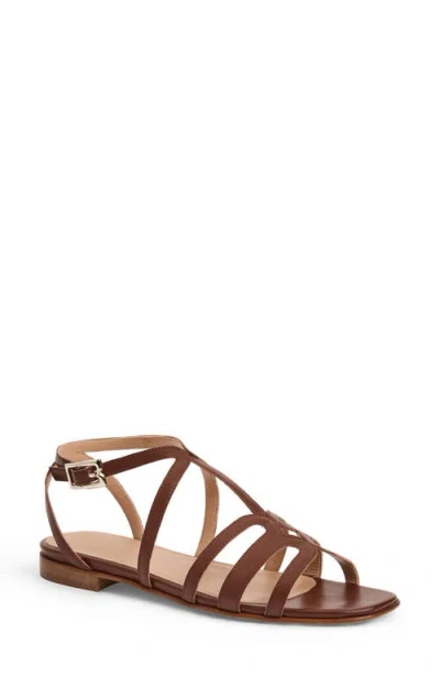 Bruno Magli Fiore Ankle Strap Sandal In Brown