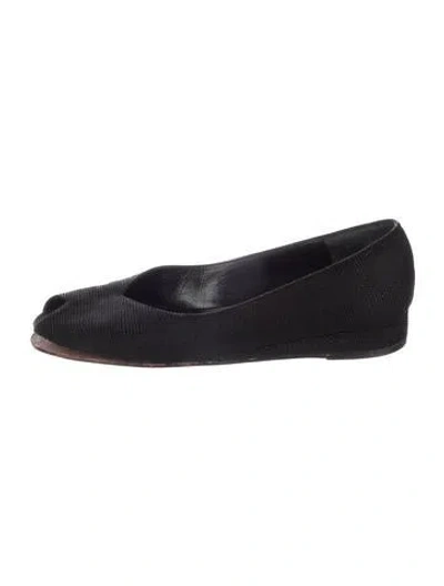 Pre-owned Bruno Magli Flats In Blue