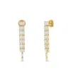 Bruno Magli Gabriella Gold Earrings, Diamante In Gold