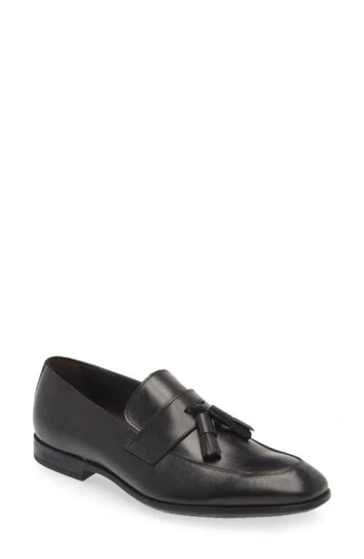 Bruno Magli Glen Tassel Loafer In Black