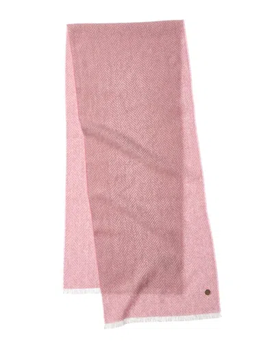 BRUNO MAGLI BRUNO MAGLI HERRINGBONE CASHMERE SCARF